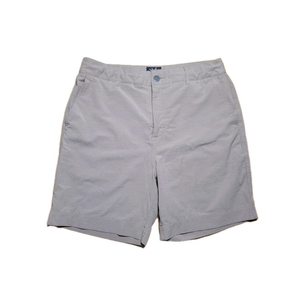 Faherty Men 7 inch Belt Loop All Day Shorts Beige Size 31 Style MSC0013